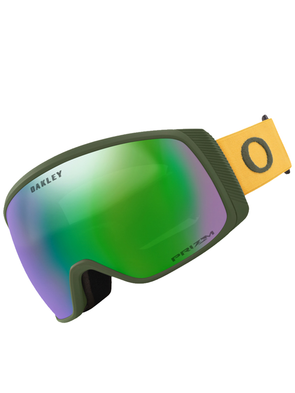 Oakley Flight Tracker XM Dark Brush Mustard wPrizm Jade men's snowboard  goggles / 